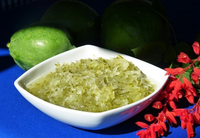 doce de mamão com gengibre