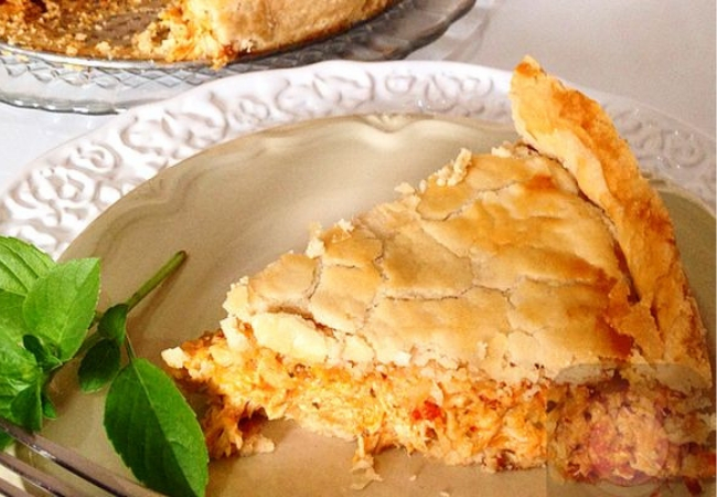 receitas de empadão de frango simples