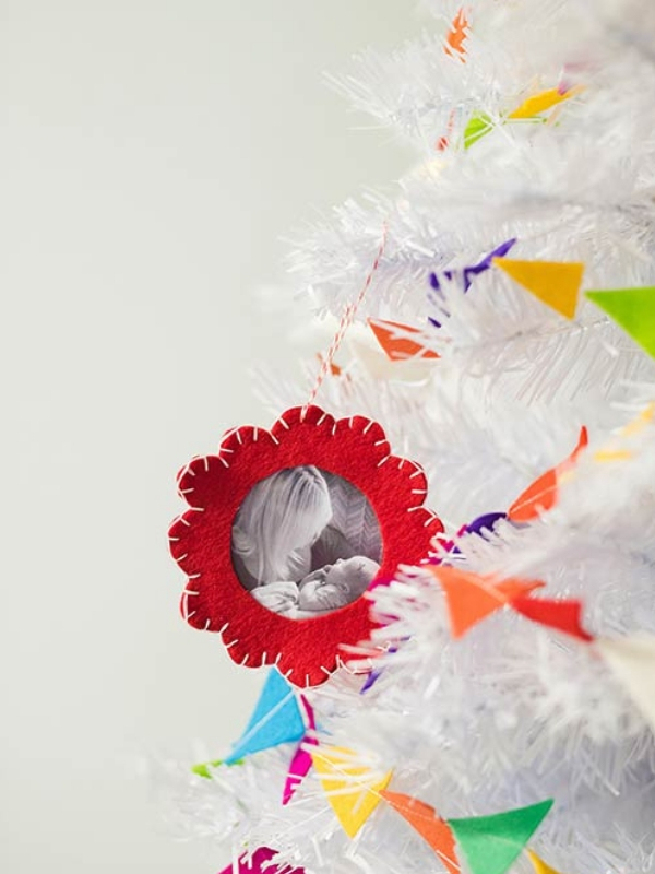 modelo enfeites de natal de feltro fotos