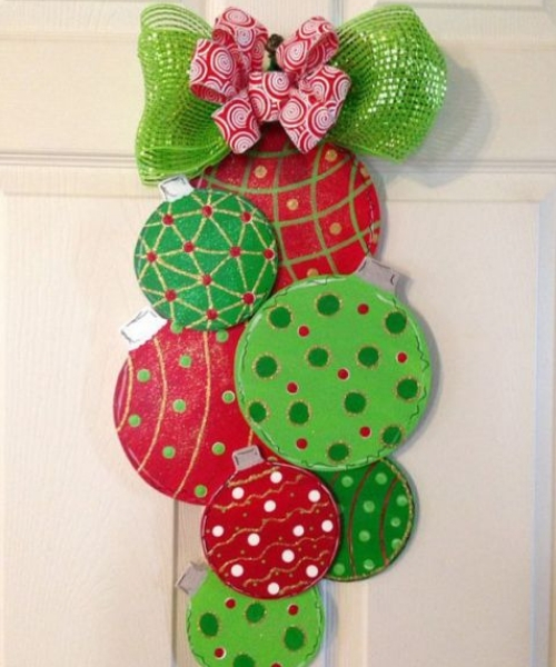 ideia enfeites de natal para porta cacho
