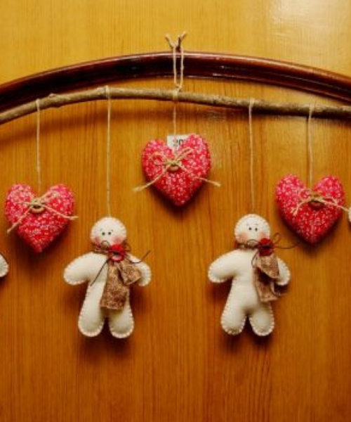 ideia enfeites de natal para porta graveto