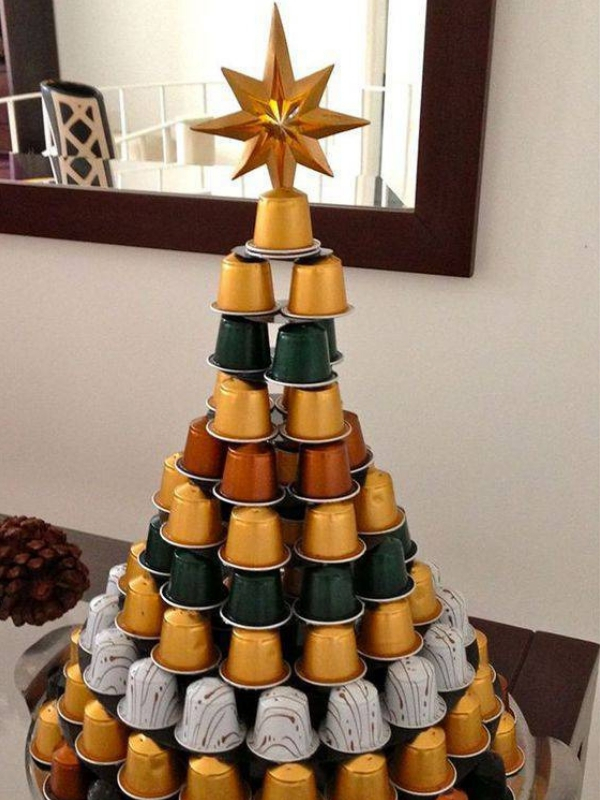 modelos de enfeites de natal reciclados capsula