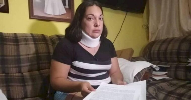 enfermeira é atacada por vizinhos