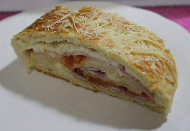 enroladinho de presunto e queijo