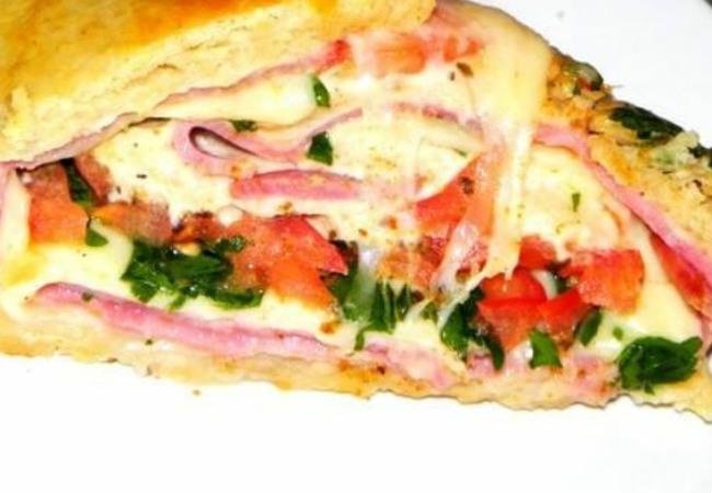 enroladinho de presunto e queijo