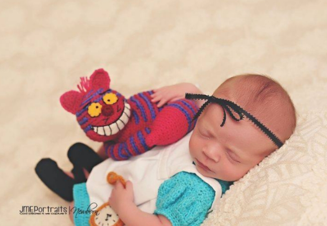 ideia ensaio fotografico de bebe alice