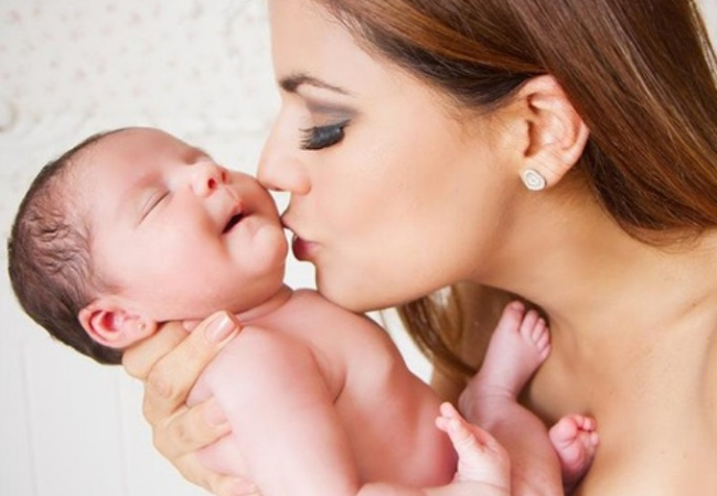 ideia ensaio fotografico de bebe mamae