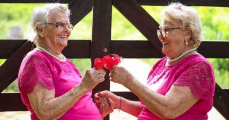 ensaio gêmeas 98 anos