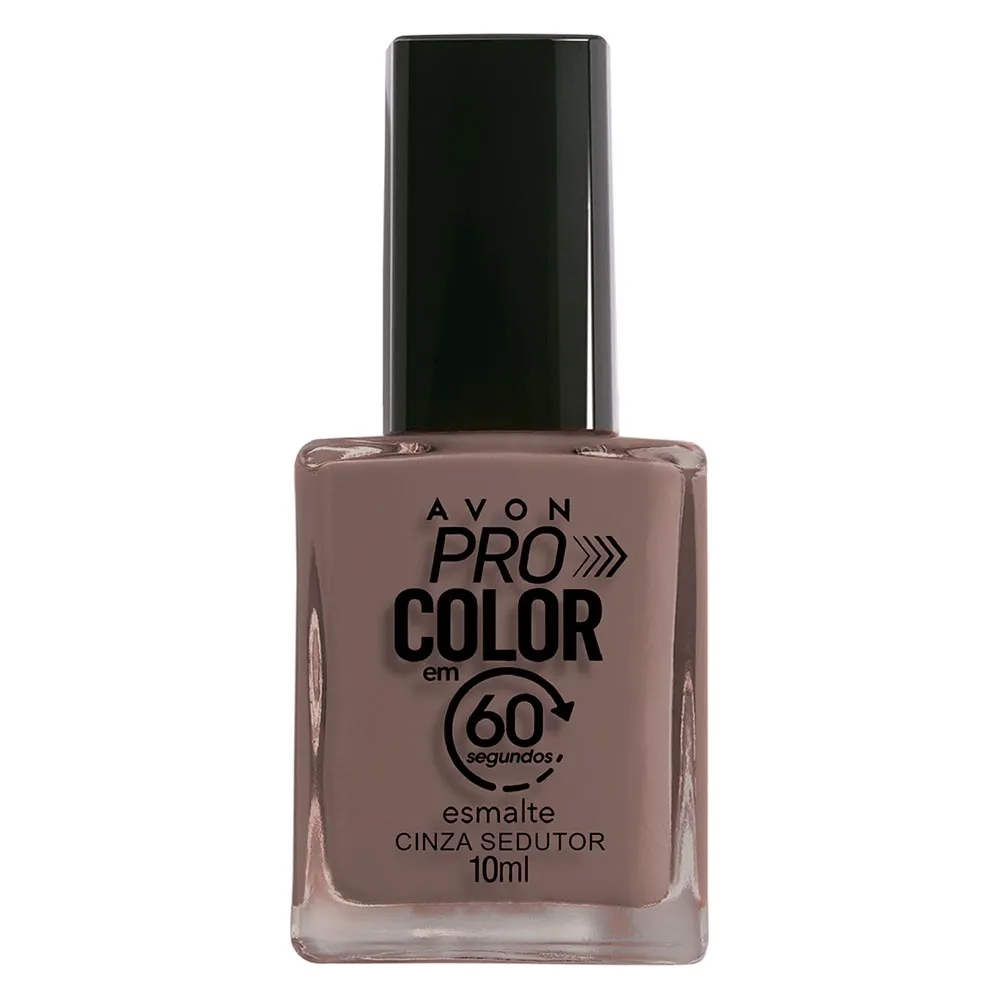 esmalte avon seca em 60 segundos cinza sedutor