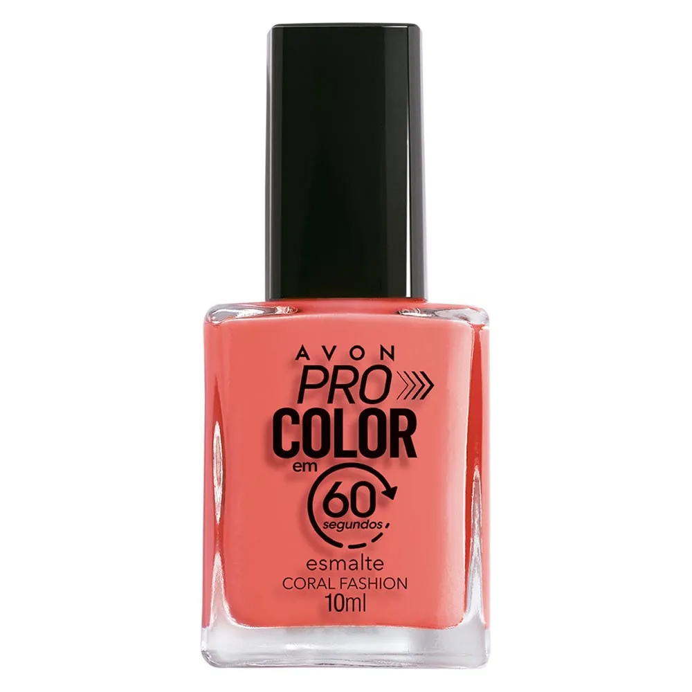 esmalte avon seca em 60 segundos coral fashion