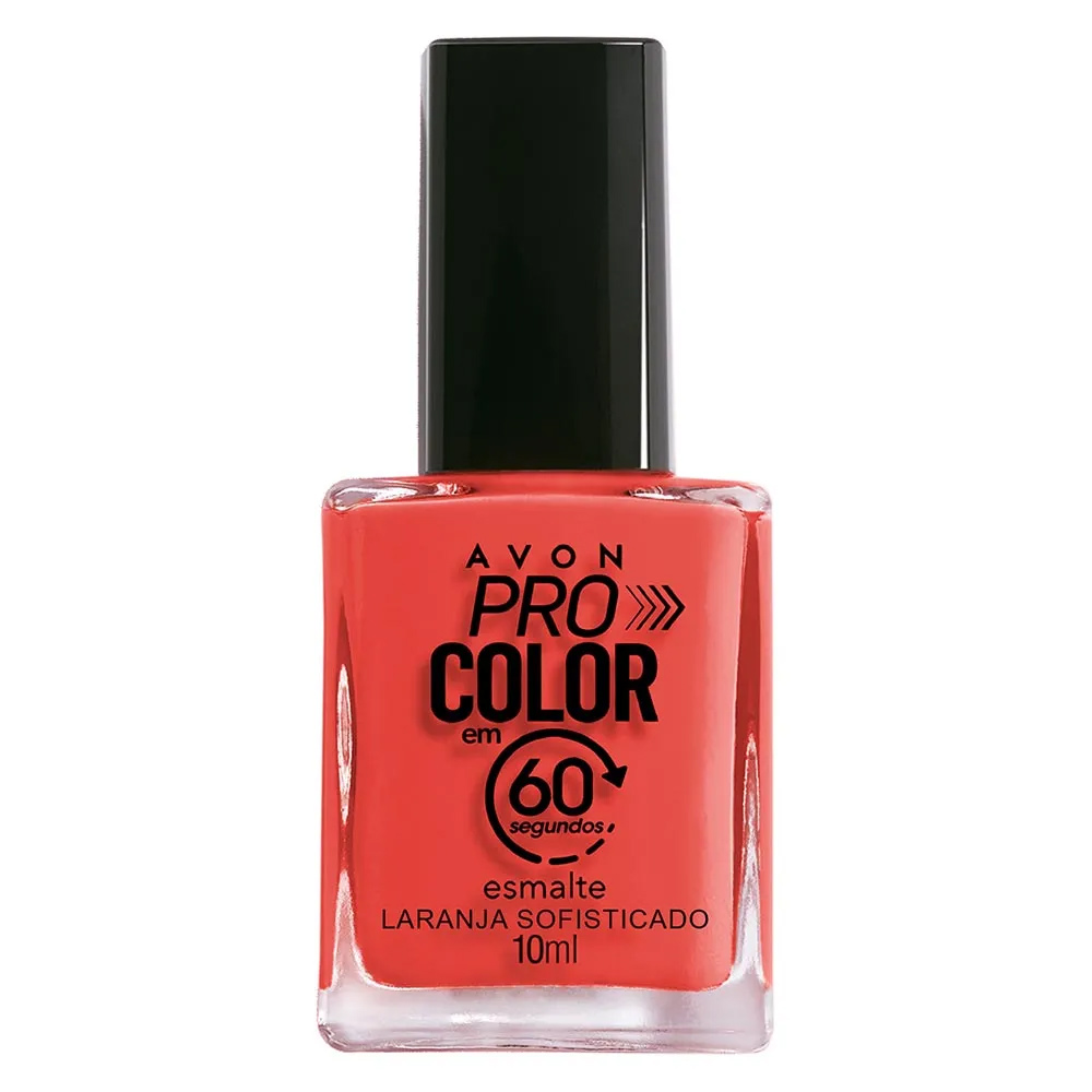 esmalte avon seca em 60 segundos laranja sofisticado