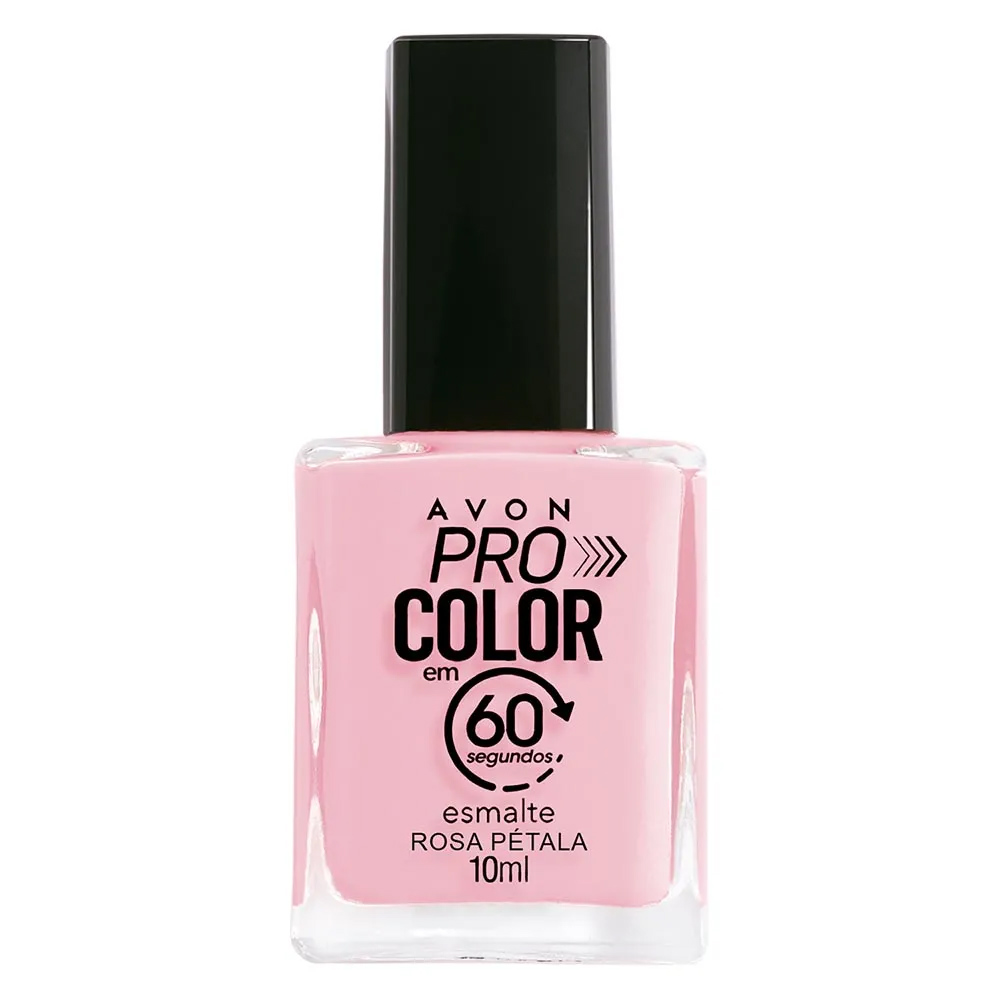 esmalte avon seca em 60 segundos rosa petala