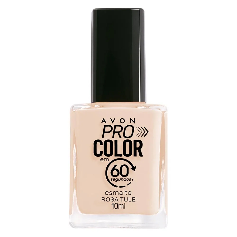 esmalte avon seca em 60 segundos rosa tule
