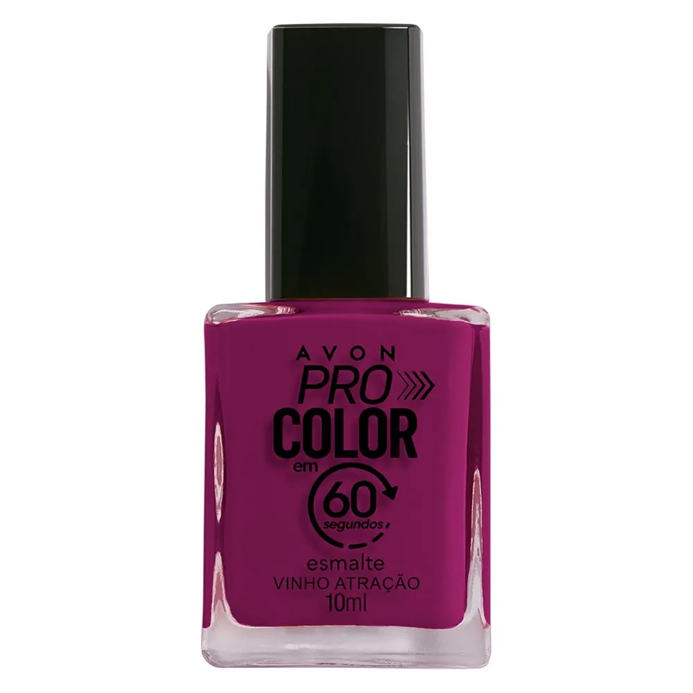 esmalte avon seca em 60 segundos vinho atracao