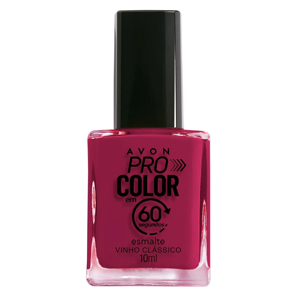 esmalte avon seca em 60 segundos vinho classico