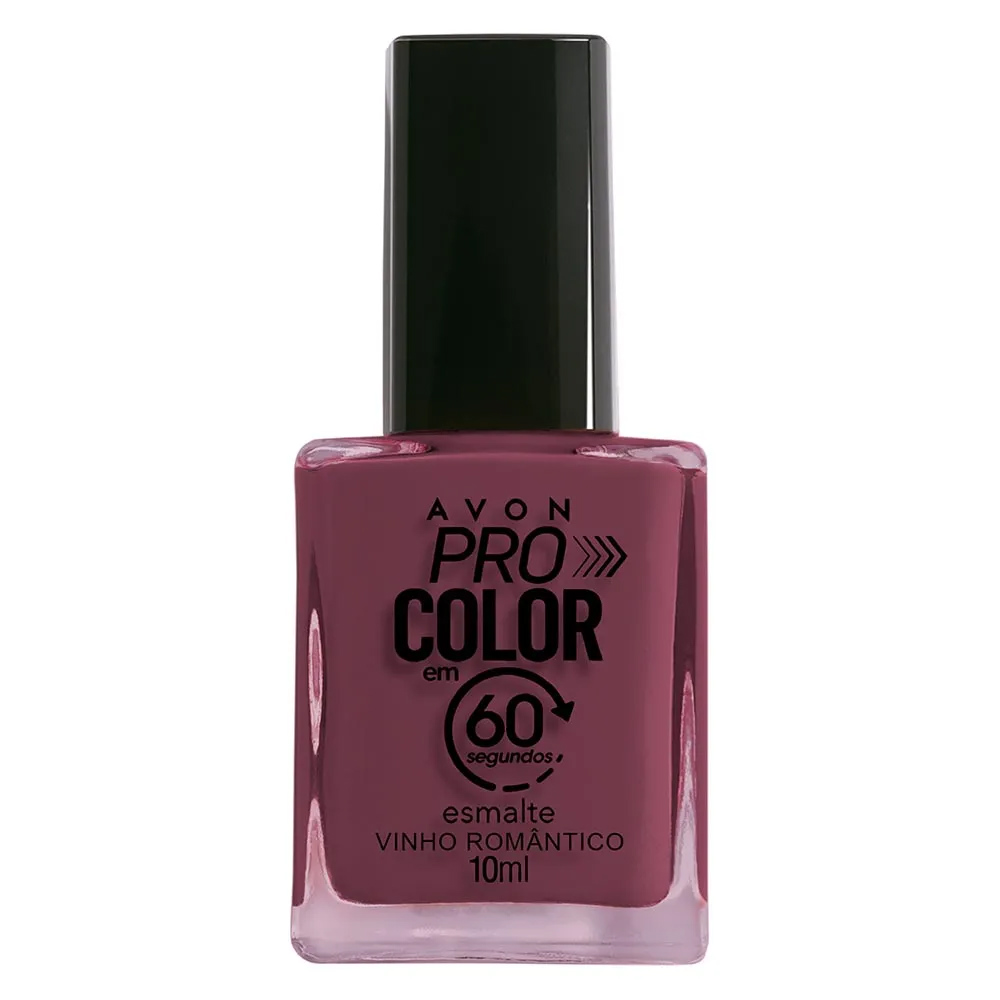 esmalte avon seca em 60 segundos vinho romantico