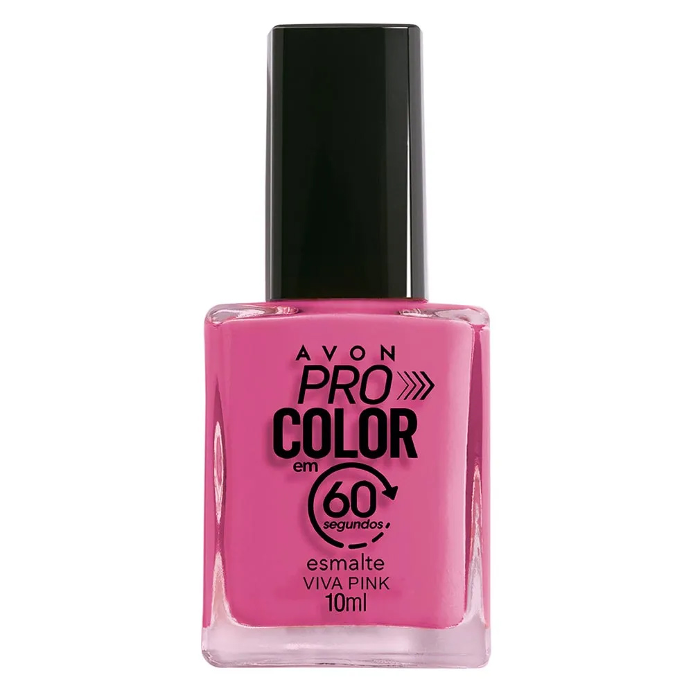 esmalte avon seca em 60 segundos viva pink