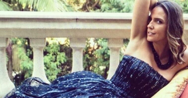 esposa de faustão casou de preto