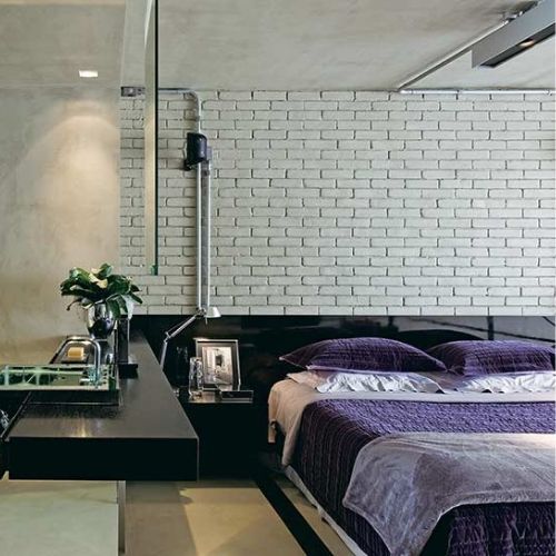 decoração de quarto de casal quarto estilo industrial