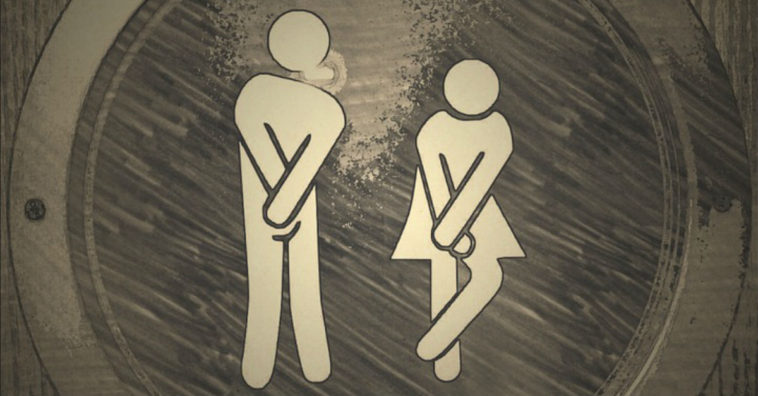 evitar o uso de banheiros publicos