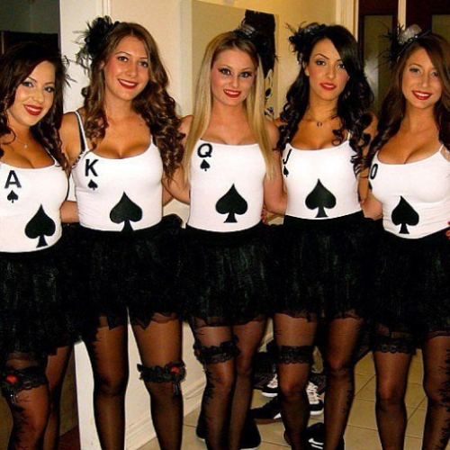 ideia fantasias de carnaval baralho