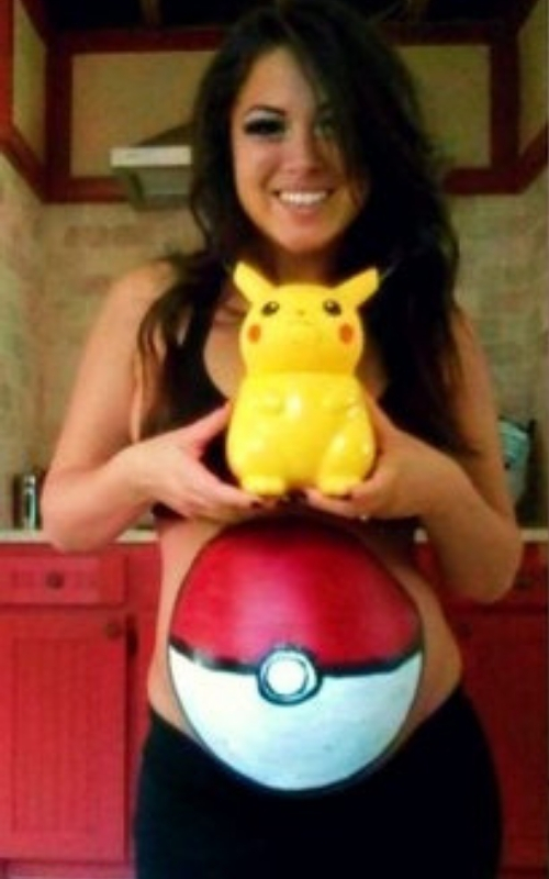 ideias de fantasias de carnaval para gravidas pokebola