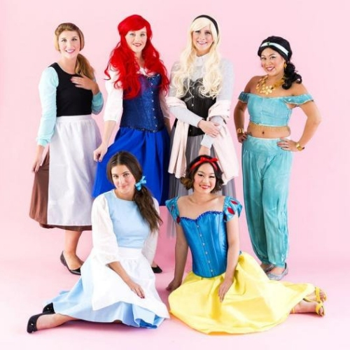 ideias de fantasias de halloween para amigas princesas