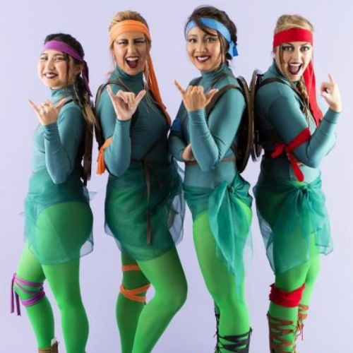 ideias de fantasias de halloween para amigas tartarugas