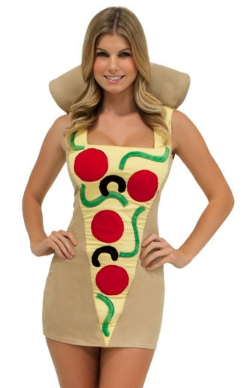 modelo fantasias femininas pizza
