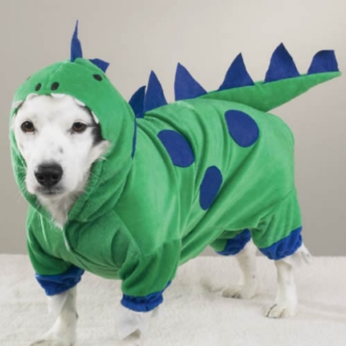 ideias de fantasias para cachorros dinossauro