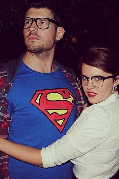 ideia fantasias para casal superman