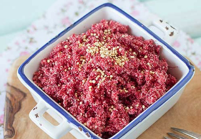 receita de farofa de quinoa