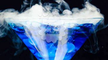 Como fazer bebida esfumaçante