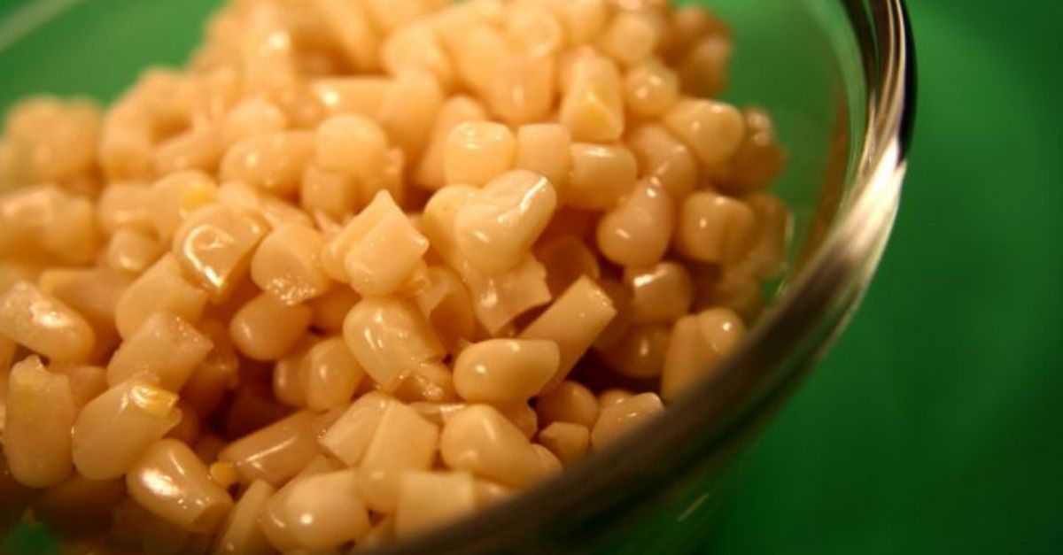 conserva de milho verde