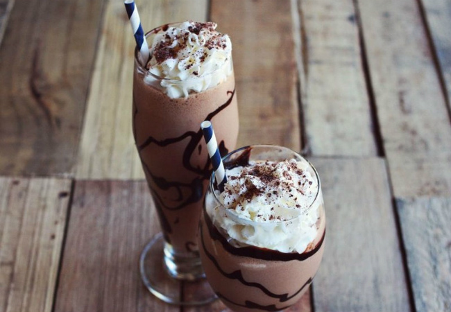 fazer milk-shake chocolate