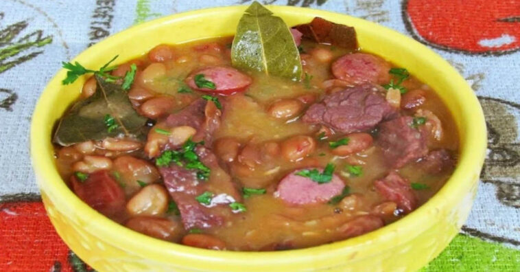 feijao a moda portuguesa receita