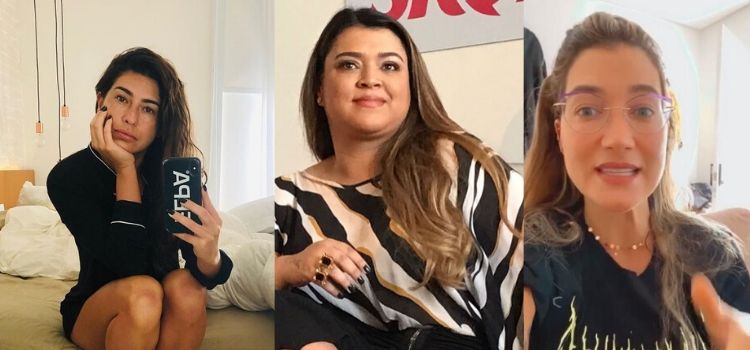 fernanda preta e gabrielasão famosos com coronavirus