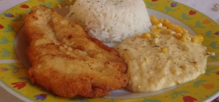 receita de filé de frango empanado simples