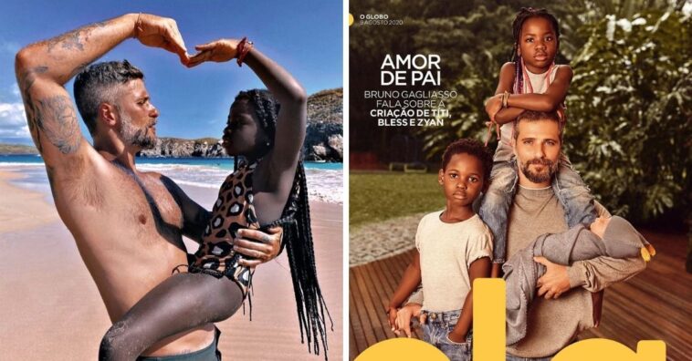 fotos de Bruno Gagliasso com os filhos