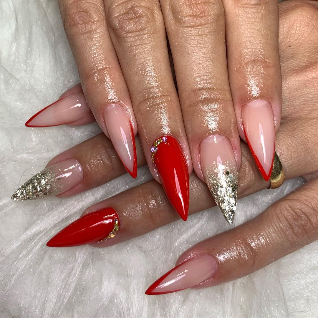 francesinha vermelha stiletto