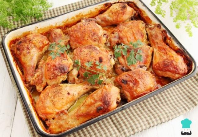 coxa de frango assado com maionese