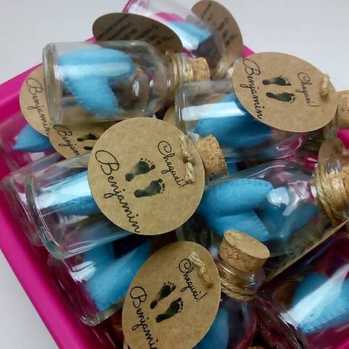 modelo frasco com coração