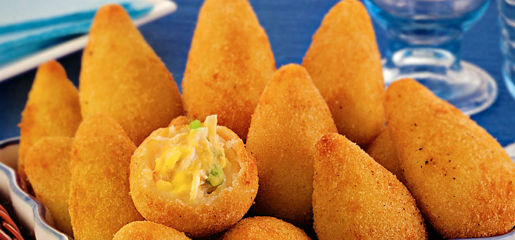 fritar coxinha congelada