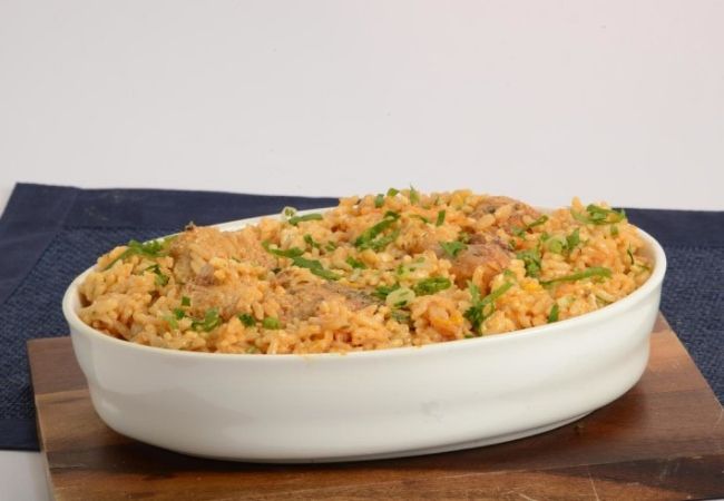 galinhada cremosa com requeijão