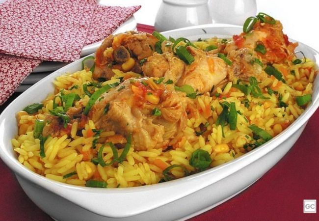 receita de galinhada da fazenda