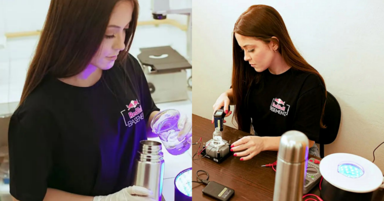 garrafa que limpa água