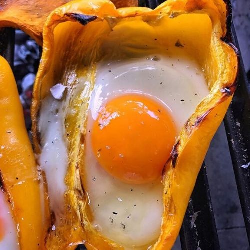 gema mole assada no pimentão