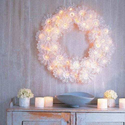 guirlanda com cordão de luz