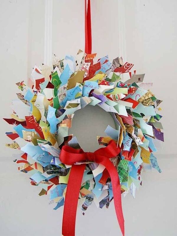 artesanato com latinhas guirlanda