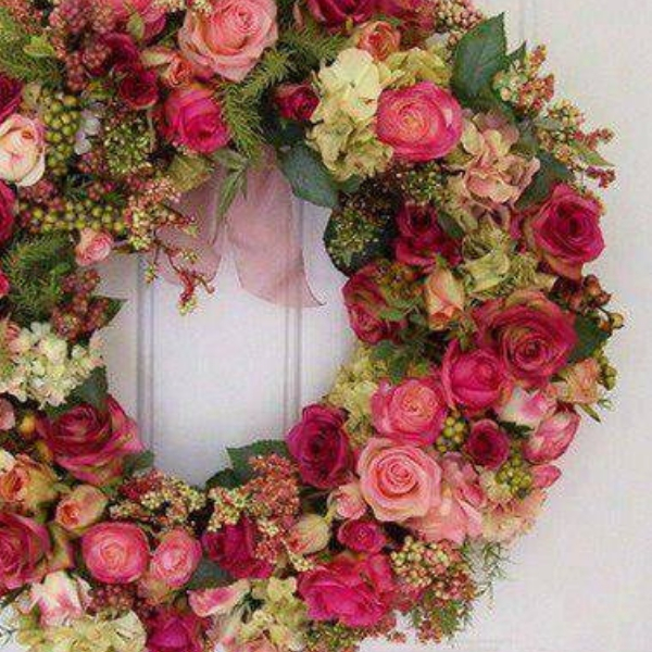 modelos de guirlandas de natal flores